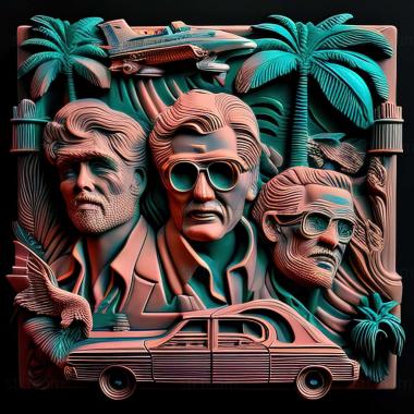 3D model Miami Vice game (STL)